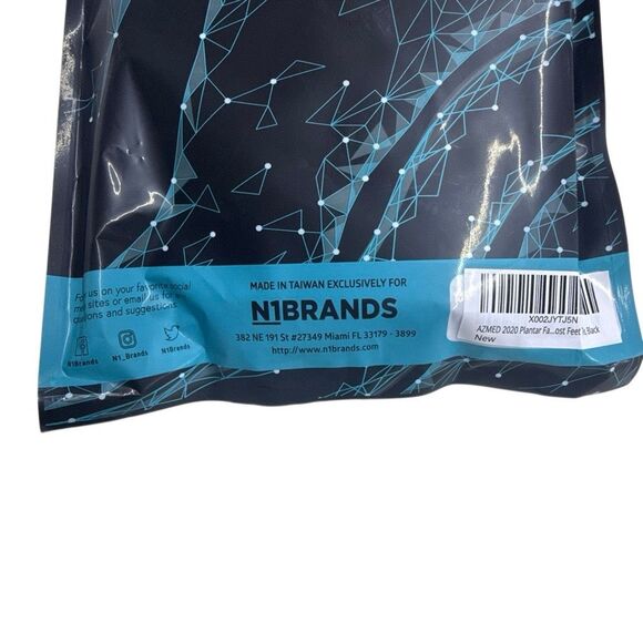 NWT AZMED 2020 Women's Black Adjustable Plantar Fasciitis Night Splint - Picture 3 of 5